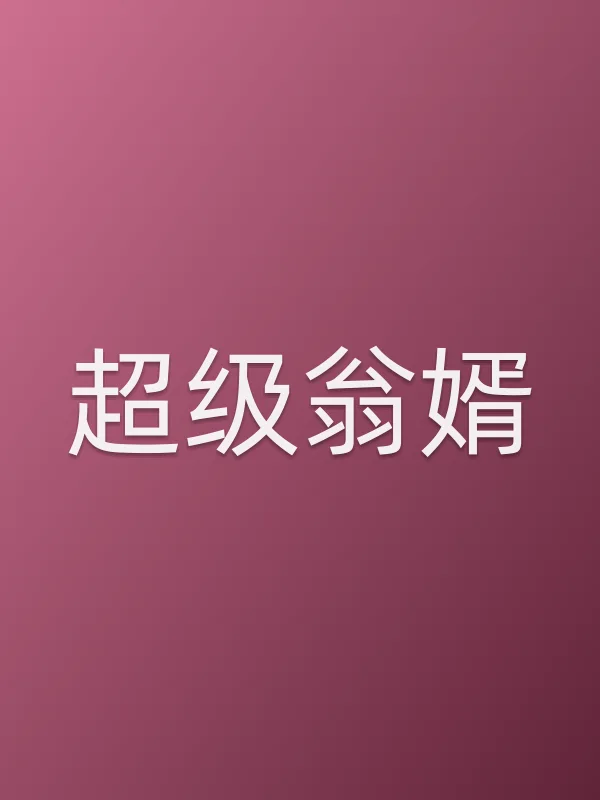 《超级翁婿电视剧