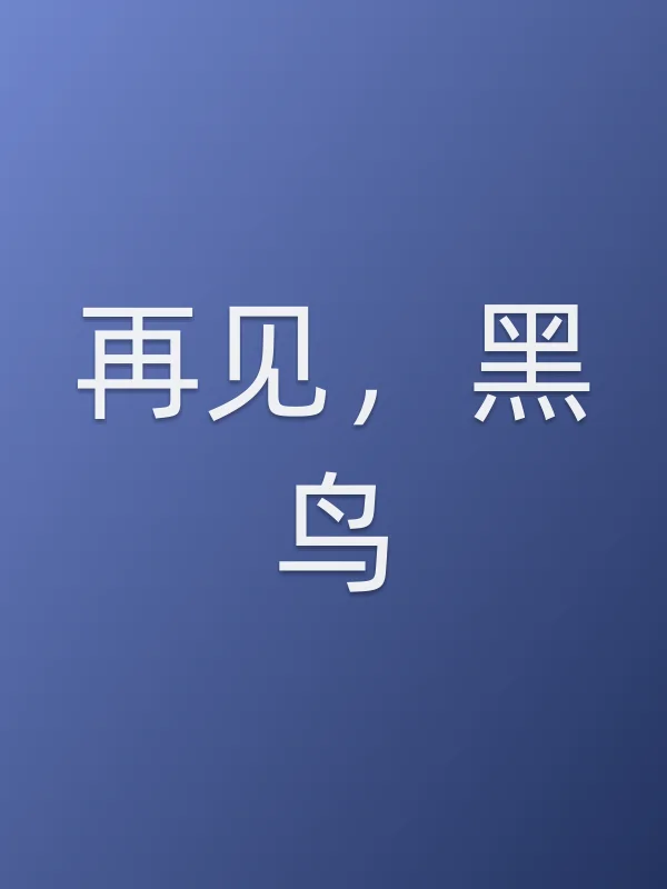 《再见,黑鸟电视剧