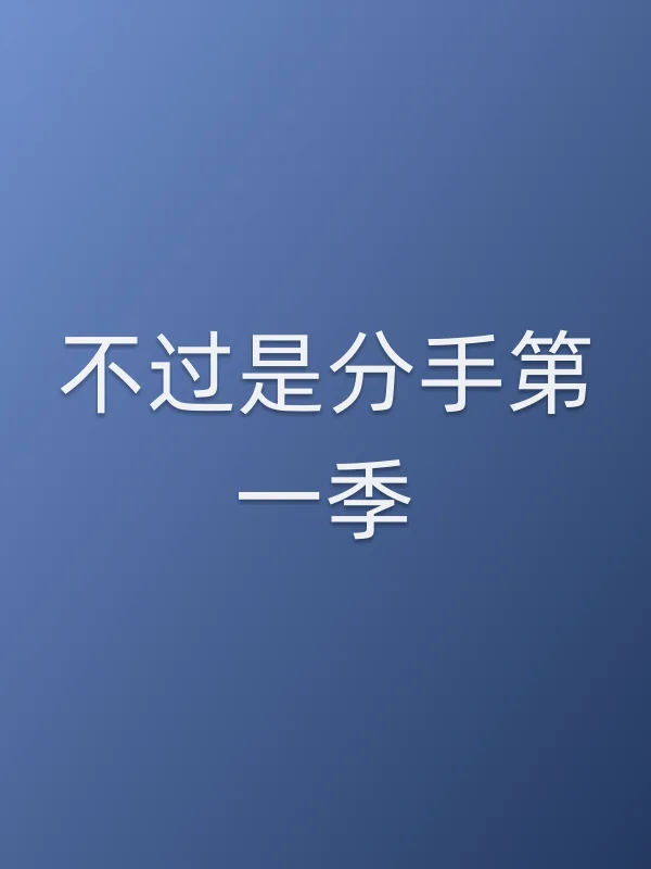 《不过是分手第一季电视剧
