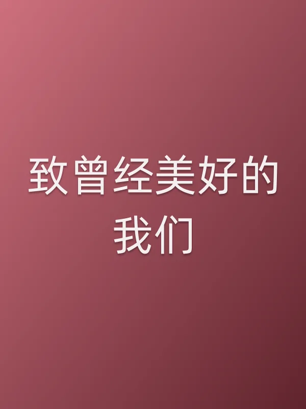 《致曾经美好的我们电视剧