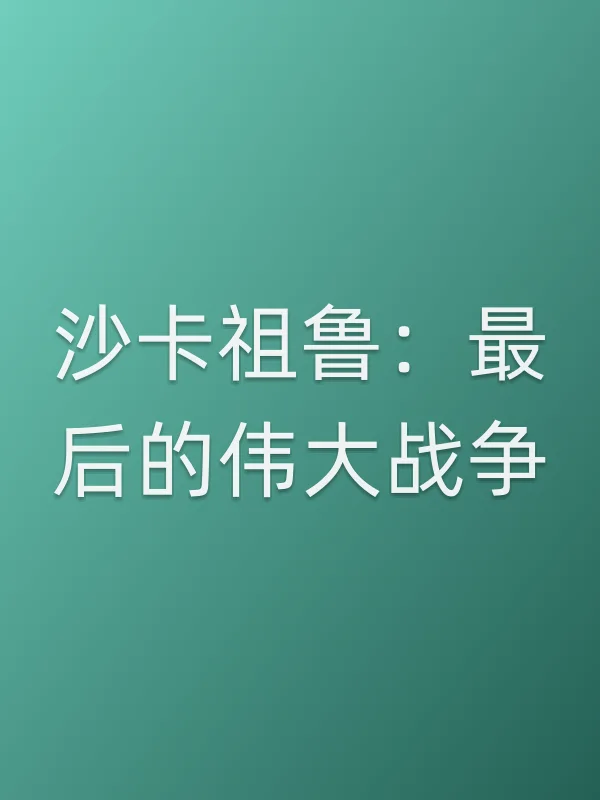 沙卡祖鲁:最后的伟大战争