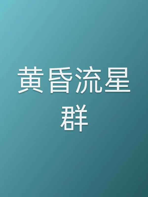 《黄昏流星■■电视剧
