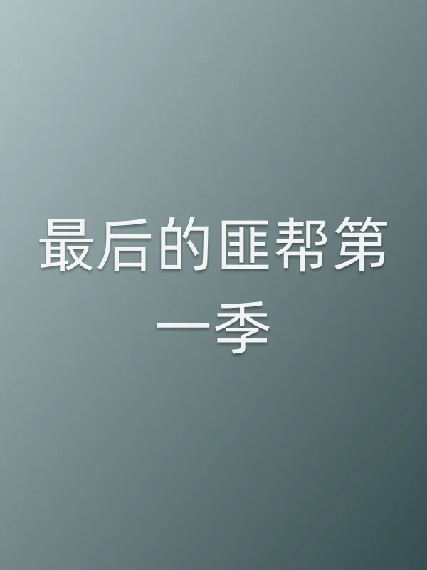 最后的匪帮第一季