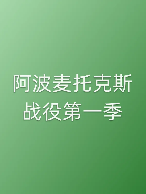 阿波麦托克斯战役第一季