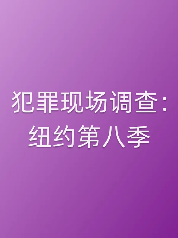 犯罪现场调查：纽约第八季