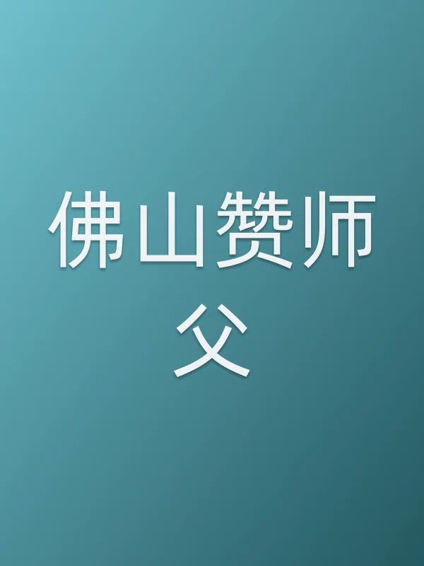 《佛山赞师父电视剧