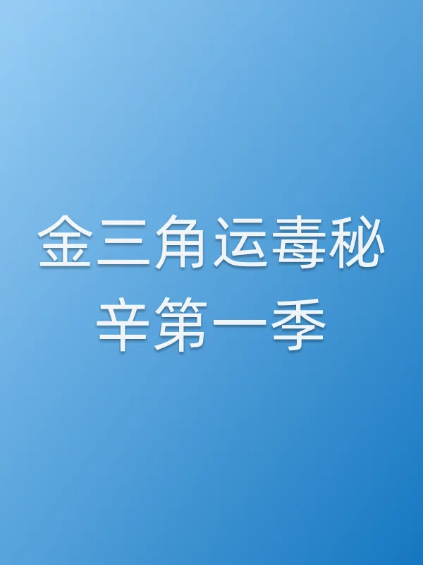 金三角运毒秘辛第一季