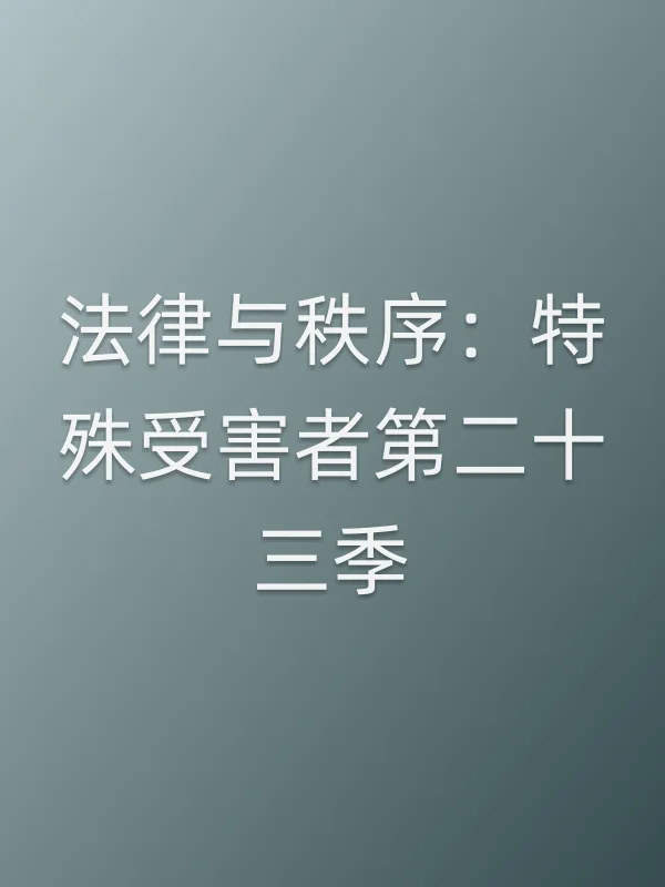 法律与秩序：特殊受害者第■■三季追剧日历