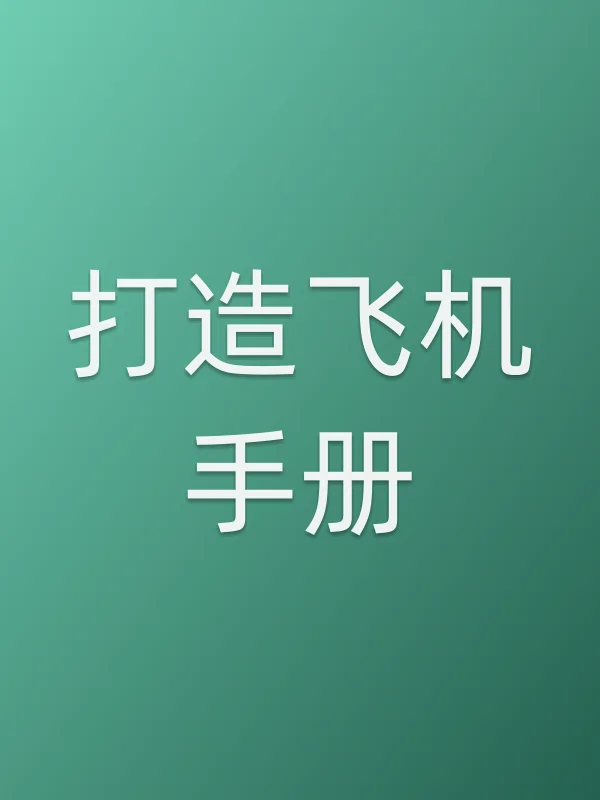 打造飞机手册