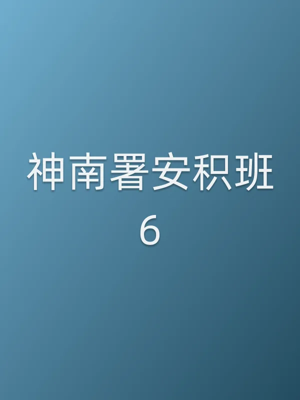 《神南署安积班6》电视剧