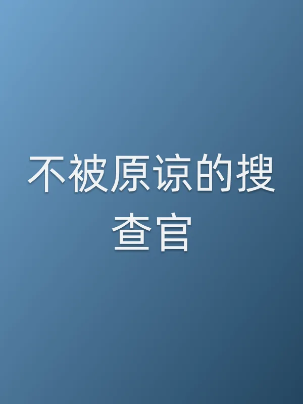 《不被原谅的搜查官电视剧