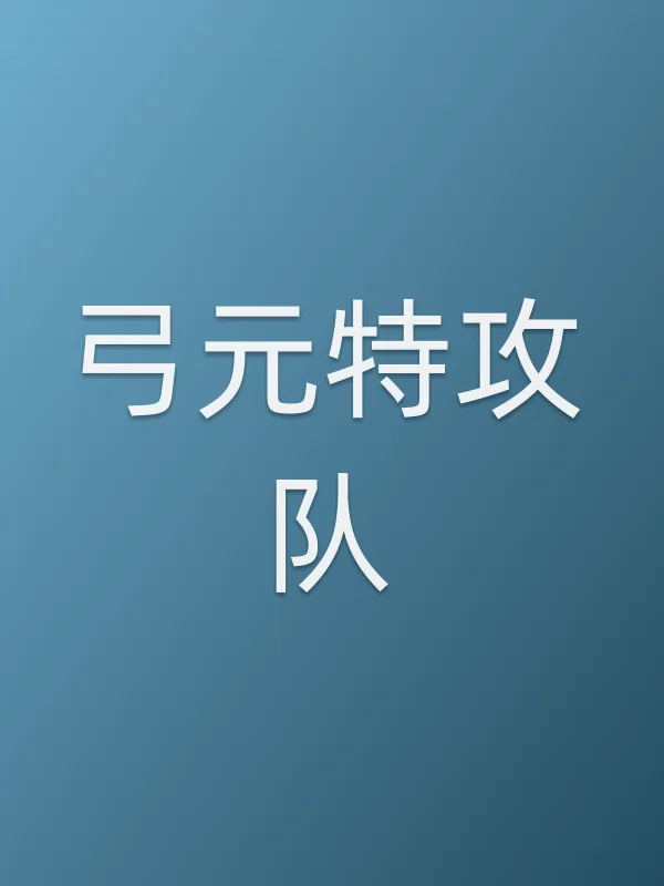 《弓元特攻队电视剧