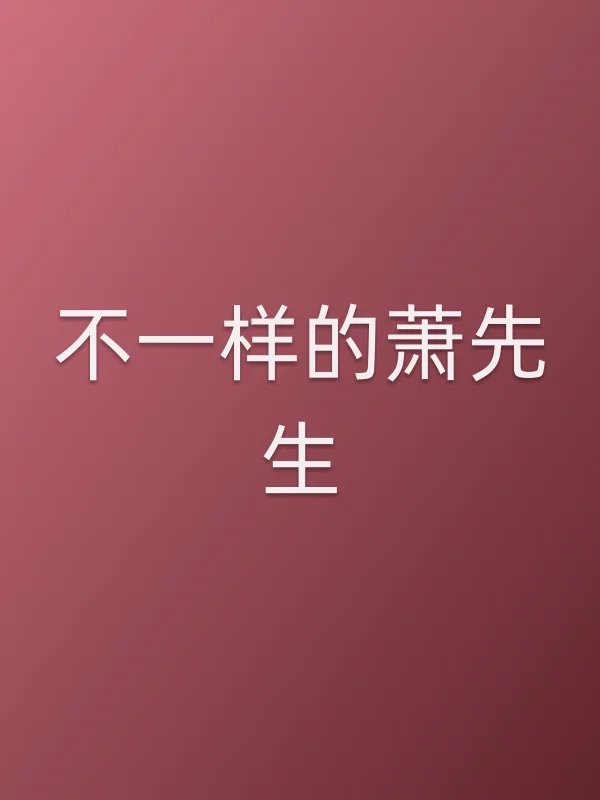 《不一样的萧先生电视剧