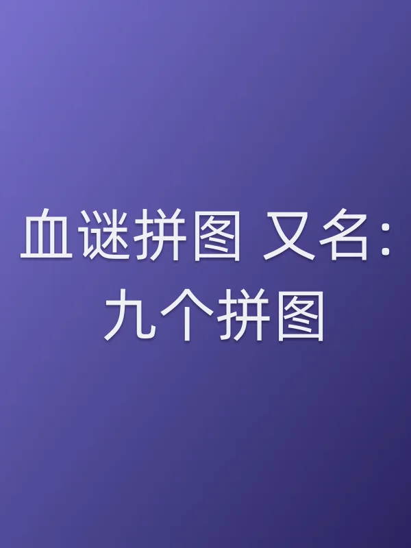 血谜拼图 又名: 九个拼图