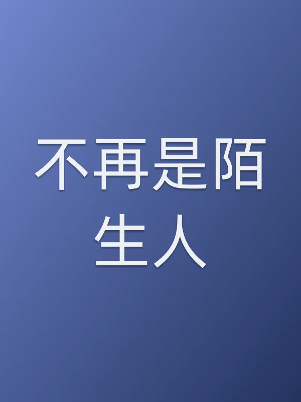 不再是陌生人电影海报