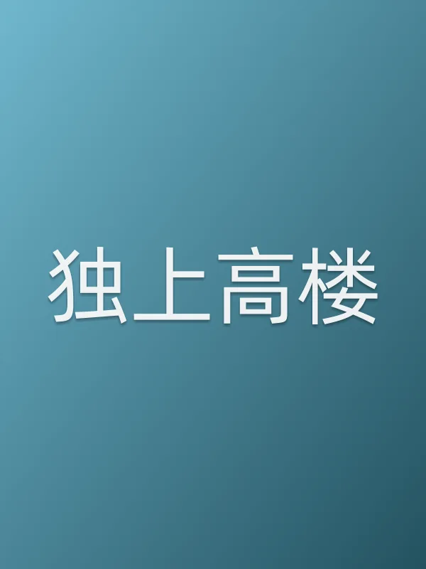 独上高楼电影海报
