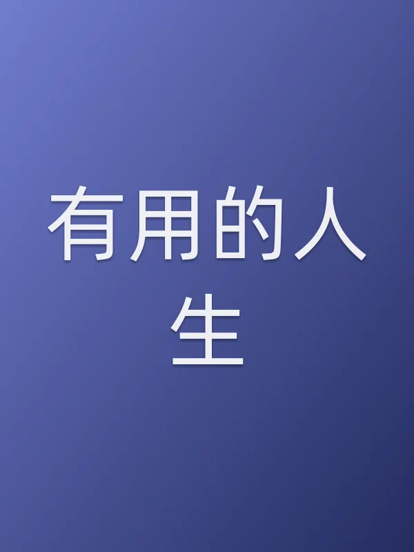 有用的人生电影海报