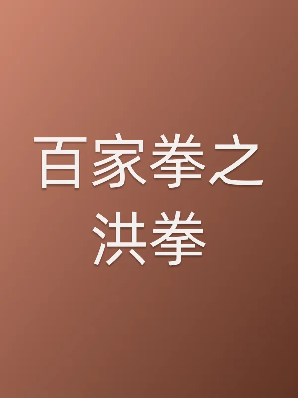 百家拳之洪拳电影海报