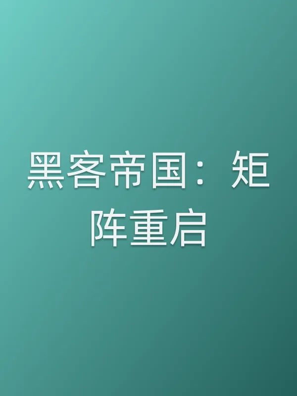 黑客帝国:矩阵重启电影海报