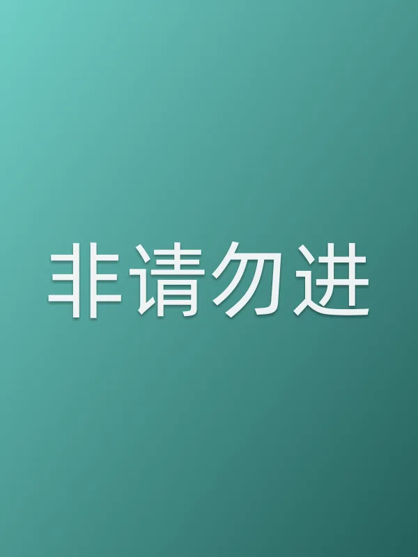 非请勿进电影海报