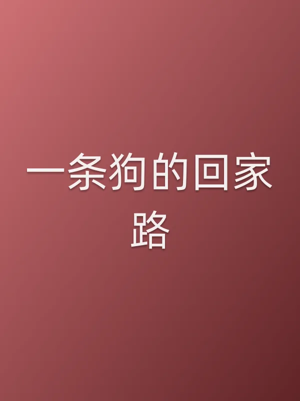 一条狗的回家路电影海报