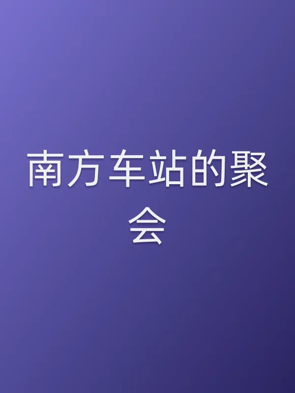 《南方车站的聚会电影